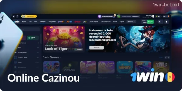 1win casino online în Moldova